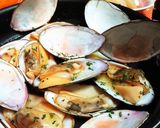 簡単！旨みが最高！白貝の酒蒸しバター風味作り方7写真