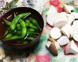 簡単エリンギと枝豆桜えびのペペロンチーノ作り方1写真