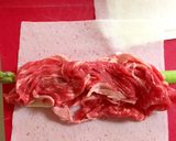 チーズ春巻き 牛肉入り作り方3写真
