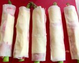 チーズ春巻き 牛肉入り作り方4写真