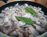 牛筋煮(酒煮)作り方7写真