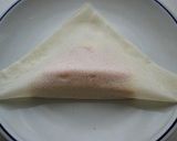 ぱりぱり皮包み☆ ハムチーズトースト作り方3写真