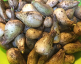 らっきょうの塩漬けと醤油漬け作り方1写真