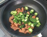 恋する♡オクラの夏パスタ作り方1写真