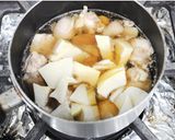 鶏とたけのこの煮物作り方4写真