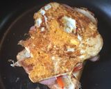 ウインナーとパプリカのエッグトースト作り方8写真