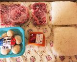 簡単！豪華！牛肉とチーズの絶品炒飯作り方1写真