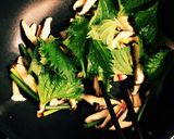 大葉でサッパリきのこ炒め作り方4写真