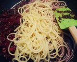 ビーツ×バジルのレッドパスタ(簡単に)♪作り方8写真