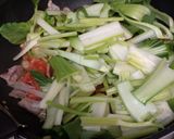ヘルシー！セロリとチンゲン菜のトマト煮作り方7写真