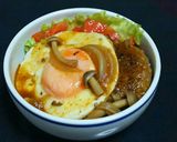 [変身]お手軽★ハヤシ&ロコモコ&オム作り方14写真