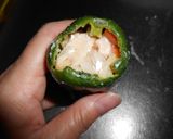 豚こまの肉詰めピーマン和風煮込み作り方4写真