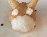 ちょこんとトトロ＊大根おろしアート作り方3写真