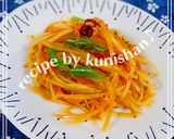 くにしゃんのじゃがいもと人参のきんぴら♪作り方8写真