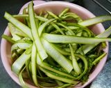 簡単絶品グリーンアスパラのタリアテッレ作り方1写真
