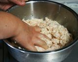 鶏ムネ肉の和風豆腐ハンバーグステーキ作り方3写真