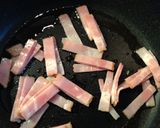 いんげん豆とベーコンの甘辛炒め煮作り方2写真