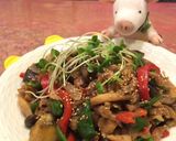 ♧なすと豚こま肉の中華風甘辛炒め作り方12写真