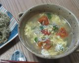 ミニトマトとたまごの中華スープ作り方6写真