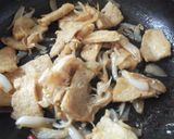 おからこんにゃくとたまねぎのピリ辛炒め作り方5写真