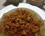 豆腐入り鶏ひき肉のケチャップボロネーゼ作り方9写真