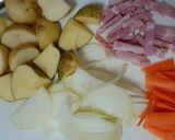 新じゃがとベーコンのオイスターソース炒め作り方1写真