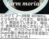 農園レシピ・梅エキスつくろ♪作り方3写真