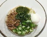 冷凍オクラで簡単ネバネバ冷麦作り方6写真