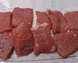 ヘルシー☆豚肉のガーリックねぎソテー作り方1写真