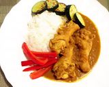 夏野菜と手羽元のピリ辛ヘルシーカレー作り方7写真
