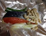 サーモンのホイル蒸し作り方2写真