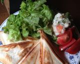 朝食リメイクパスタサンド作り方2写真