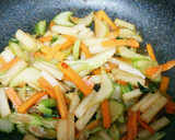 セロリと大根と人参のきんぴら作り方5写真
