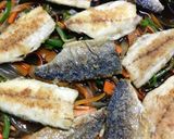 揚げなない鯵の南蛮漬け☆野菜たっぷりで作り方6写真
