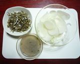 かえりちりめんと新玉ねぎの甘酢漬け作り方1写真