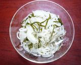 かえりちりめんと新玉ねぎの甘酢漬け作り方3写真