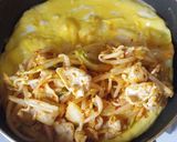 もやしたっぷり♪豚キムチとん平焼き作り方5写真