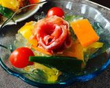 彩り野菜の塩レモン風味ジュレ作り方6写真