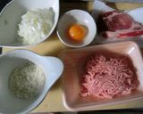 ブタちゃんハンバーグ作り方1写真