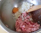 ブタちゃんハンバーグ作り方3写真