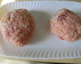 ブタちゃんハンバーグ作り方4写真