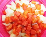 給食のポークビーンズ☆作り方1写真