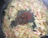 茄子とアスパラベーコンのトマトパスタ作り方8写真