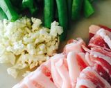 豚肉とインゲンのアジアン炒め❤️作り方2写真