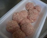 簡単美味♪豆腐肉団子のトマトソース煮込み作り方2写真