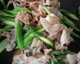 豚肉とアスパラのマヨ味噌炒めレモン添え作り方8写真