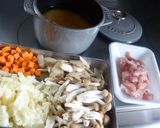 ストウブココットdeGOHANかやくご飯作り方1写真