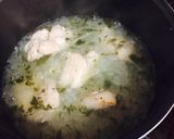 鶏肉の玉ねぎスープ作り方3写真