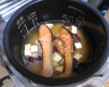 鮭とさつま芋の炊き込みご飯作り方4写真