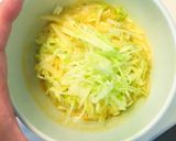 低糖質 キャベツと卵のふわとろお好み焼き作り方2写真